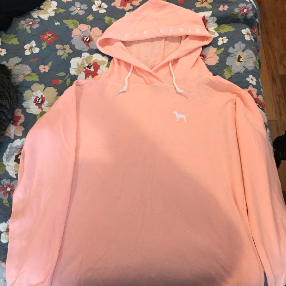 Size M peach PINK sweatshirt
